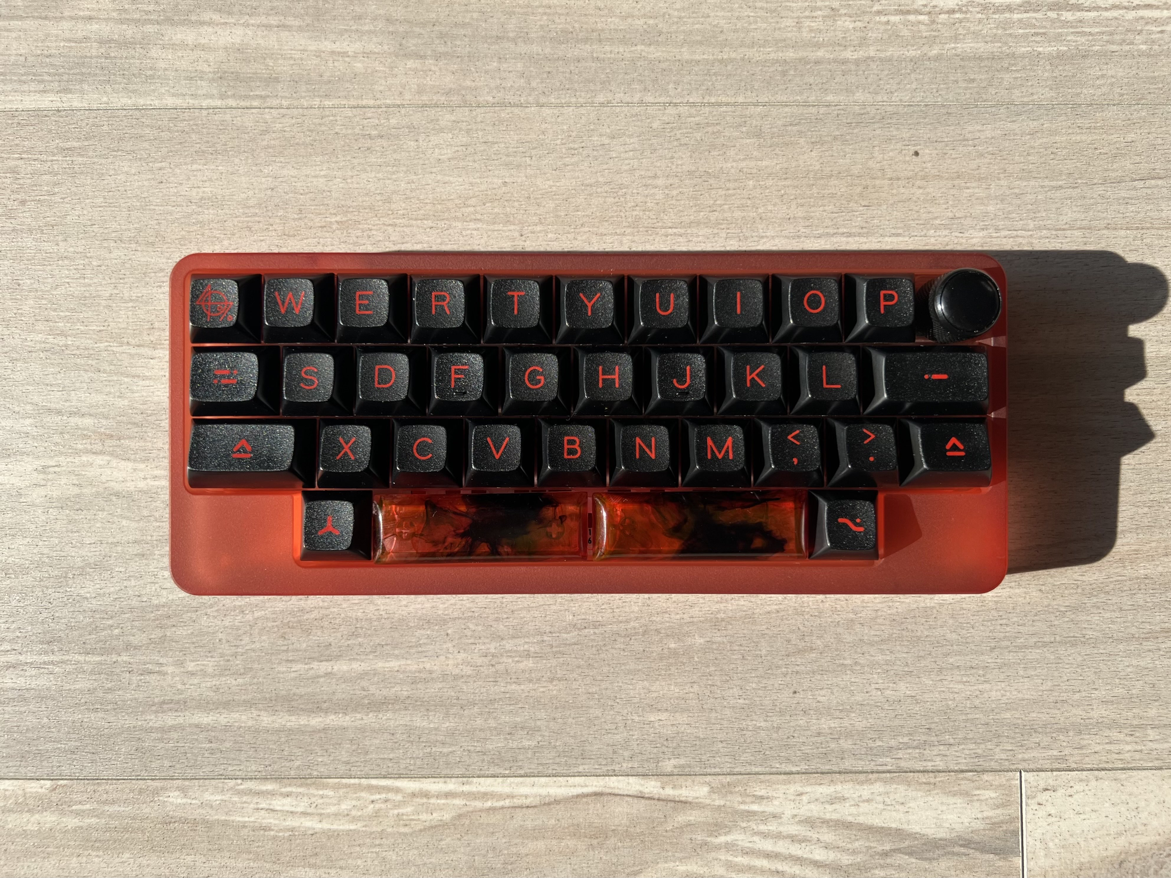 HaiZeus' HHKB Vault 35 with DSS Hail Satan and Asymplex bars